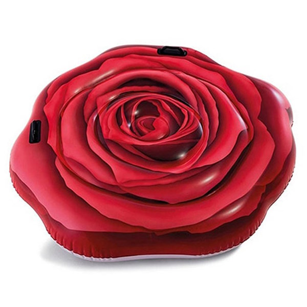 تشک بادی روی آب اینتکس مدل گل رز قرمز ۵۸۷۸۳،