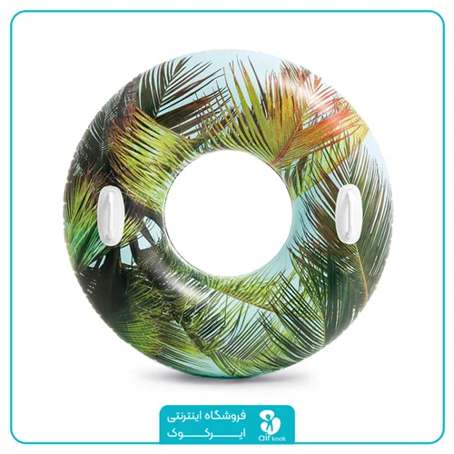 حلقه شنا بادی دستگیره دار اینتکس طرح استوایی کد 58263