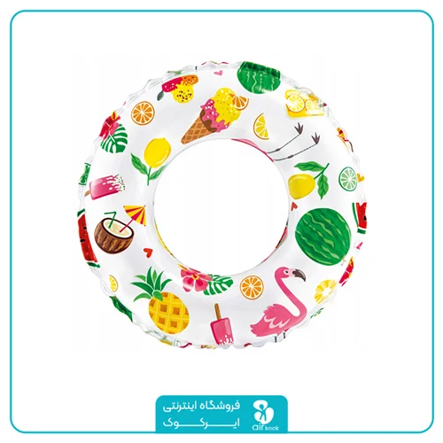 حلقه نجات شنا کودک اینتکس طرح میوهای کد 59230