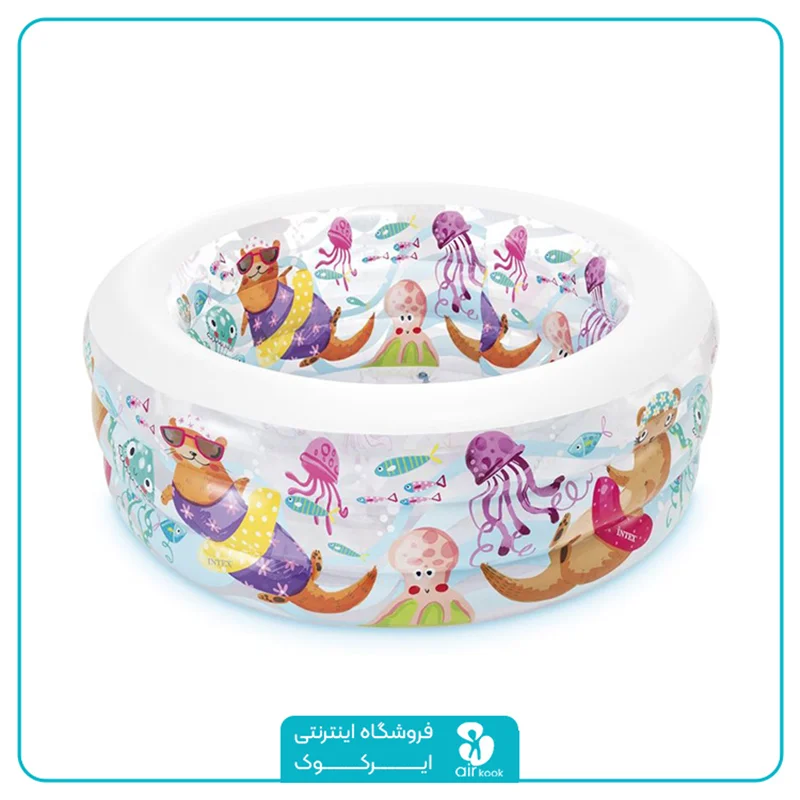 استخر طرح سمور دریایی بادی اینتکس کد 58480