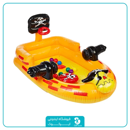استخر بادی کودک اینتکس مدل کشتی دزدان دریایی کد 48663
