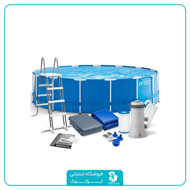 استخر فریمی گرد اینتکس 4.5 متری کد 28242