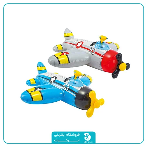 شناور بادی روی آب اینتکس طرح هواپیما آبپاش کد 57537