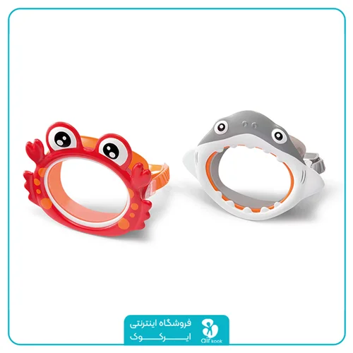 ماسک شنا کودک اینتکس طرح حیوانات کد 55915
