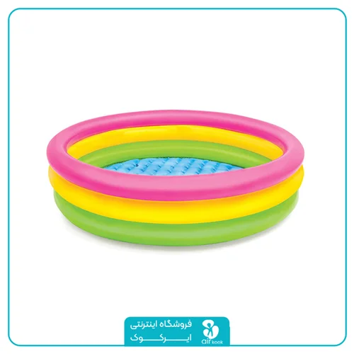 استخر بادی کودک اینتکس مدل سه رینگ کد 57412