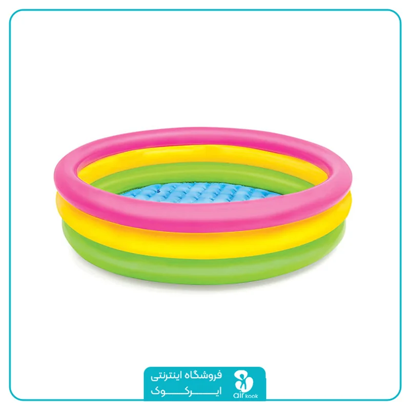 استخر بادی کودک اینتکس مدل سه رینگ کد 57412