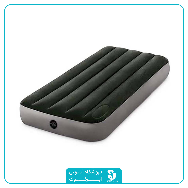 تشک بادی یک نفره کوچک اینتکس کد 64760 رنگ سبز