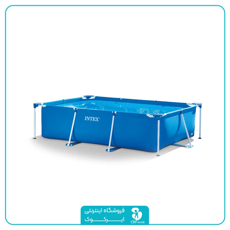استخر فریمی مستطیل اینتکس کد 28270 طول 2.20 متری