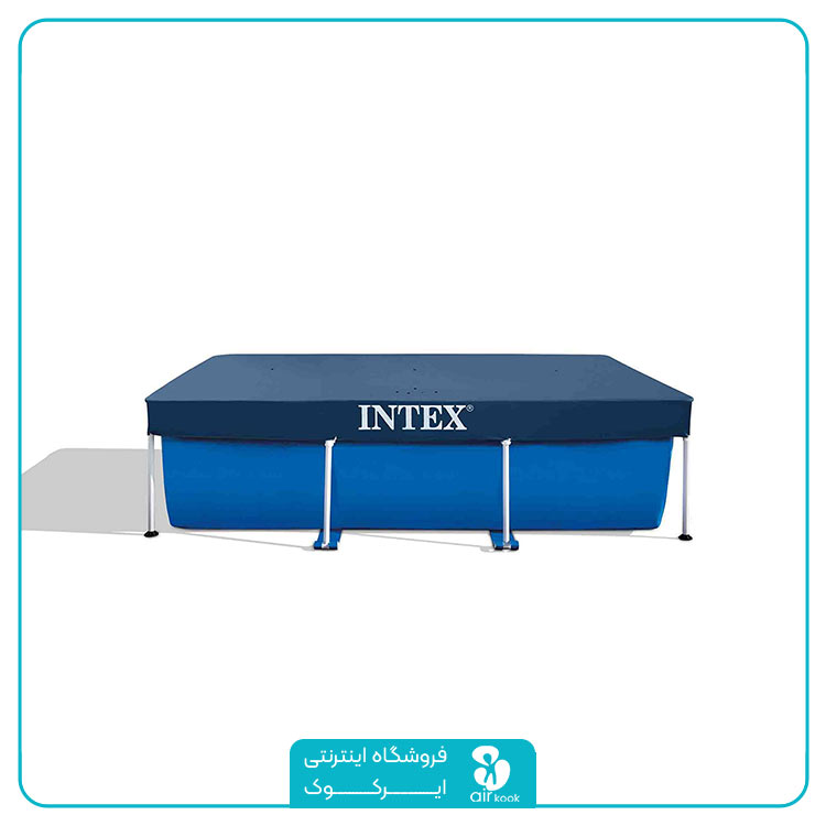 روکش استخر فریمی  مستطیل طول 3 متر اینتکس کد 28038
