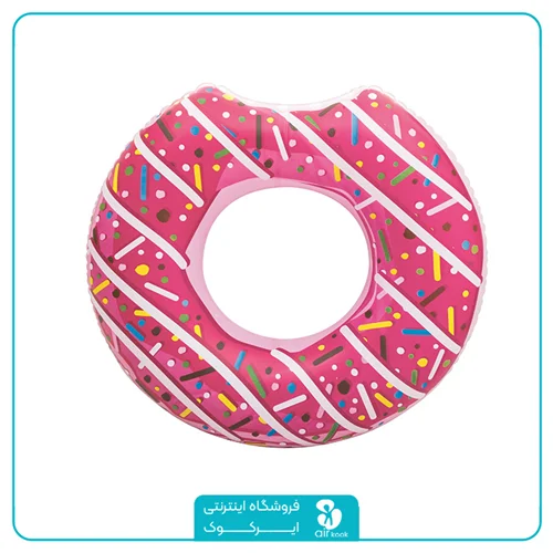 حلقه شنا بادی بزرگسال بست وی طرح دونات صورتی کد 36118