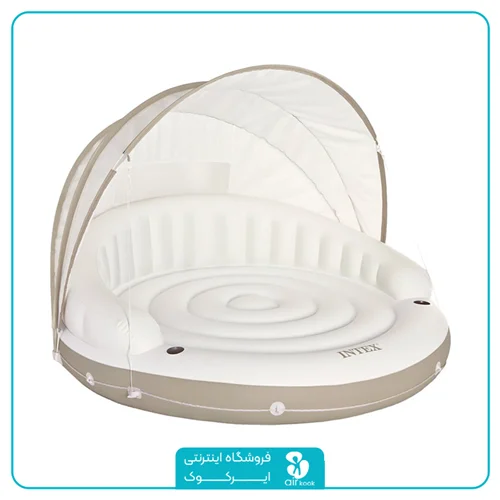 تشک بادی روی آب اینتکس مدل سایبان دار کد 58292