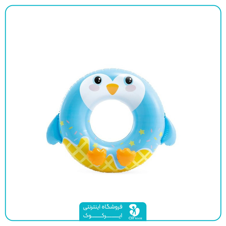 حلقه شنا بادی کودک اینتکس طرح پنگوئن کد 59266
