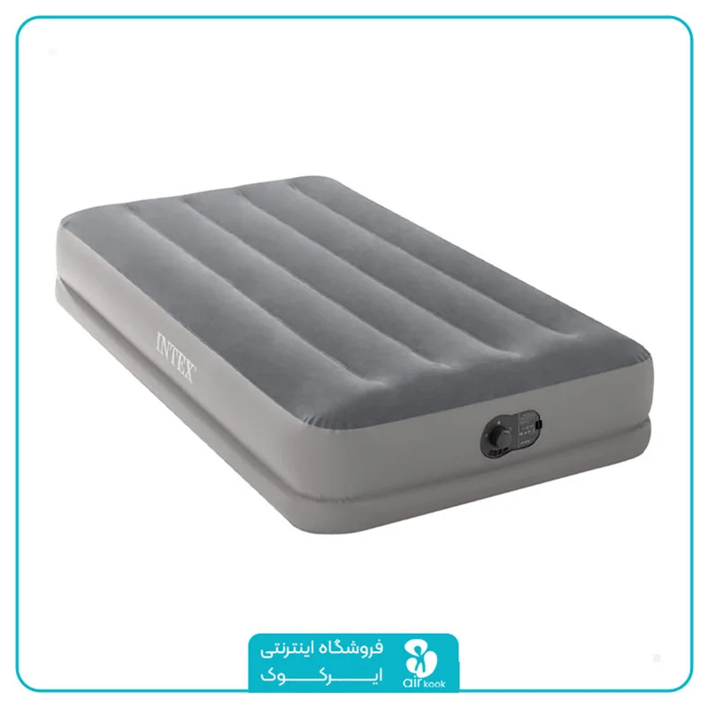 تخت خواب بادی تک نفره USB خور اینتکس کد 64112