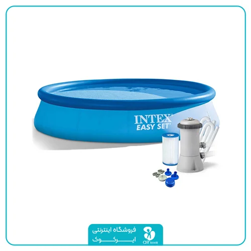 استخر بادی ایزی ست اینتکس قطر 3.66 با پمپ تصفیه کد 28132