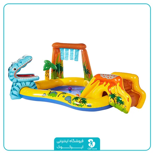 استخر بادی سرسره دار اینتکس طرح دایناسور کد 57444