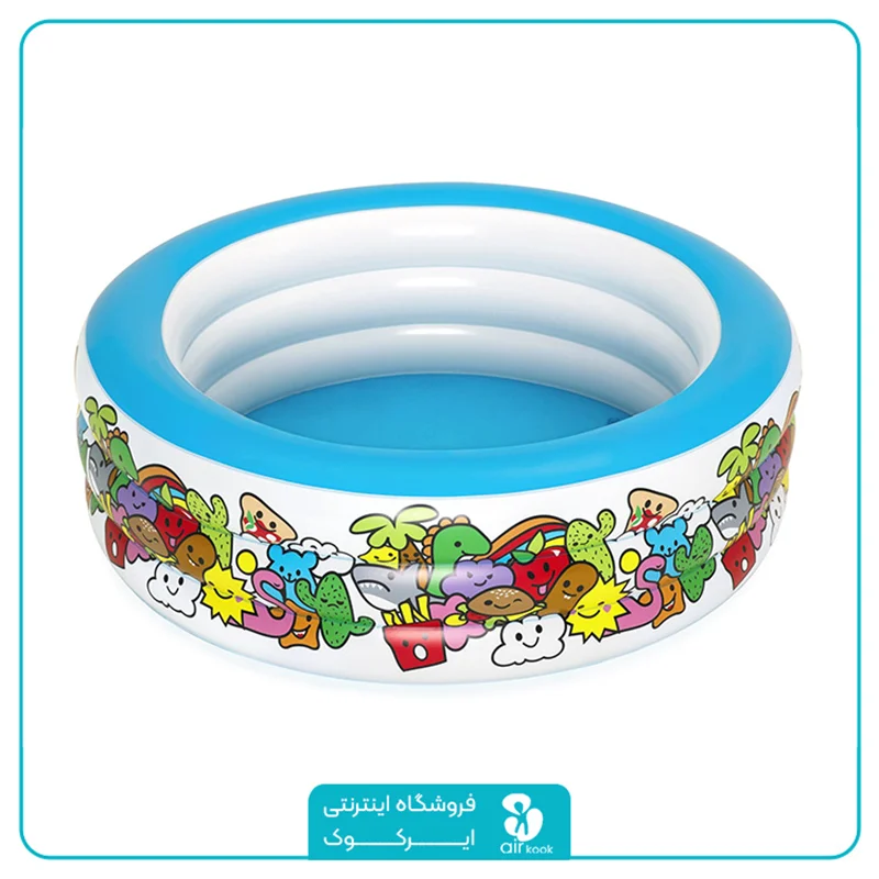 استخر بادی گرد رنگارنگ بست وی کد 51121
