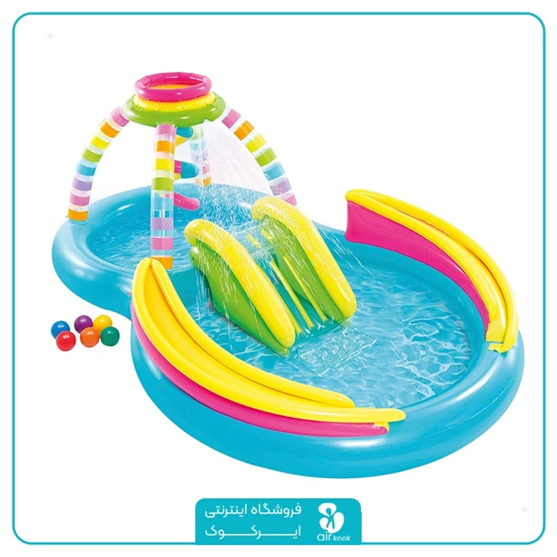 استخر بادی سرسره دار اینتکس کد 56137
