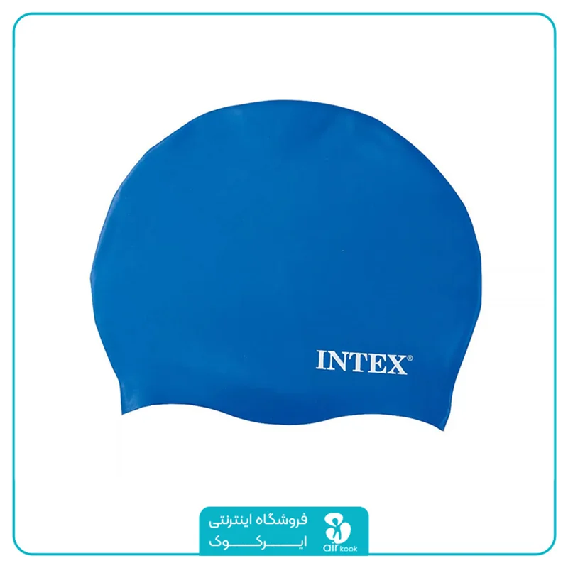 کلاه شنا اینتکس کد 55991 رنگ آبی