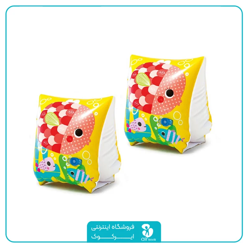 بازوبند شنا بادی اینتکس طرح ماهی کد 58652