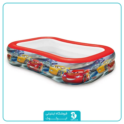 استخر طرح ماشین بادی کودک اینتکس مک کوئین کد 57478