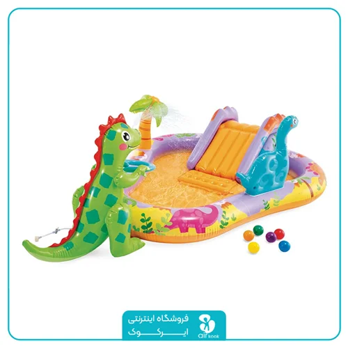 استخر بادی سرسره دار اینتکس طرح اژدها کد 56139