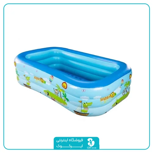 استخر رنگ آبی مدل جنگل بادی کودک