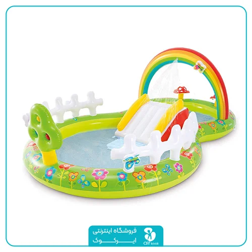 استخر بادی سرسره دار اینتکس طرح مزرعه کد 57154