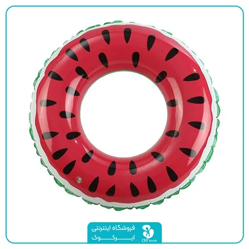 حلقه شنا بادی قطر 90 برند سامرتایم طرح هندوانه