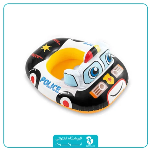 شناور بادی شورتی کودک طرح ماشین پلیس اینتکس کد 59586