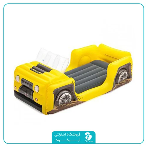 تخت بادی کودک بست وی طرح ماشین کد 67714