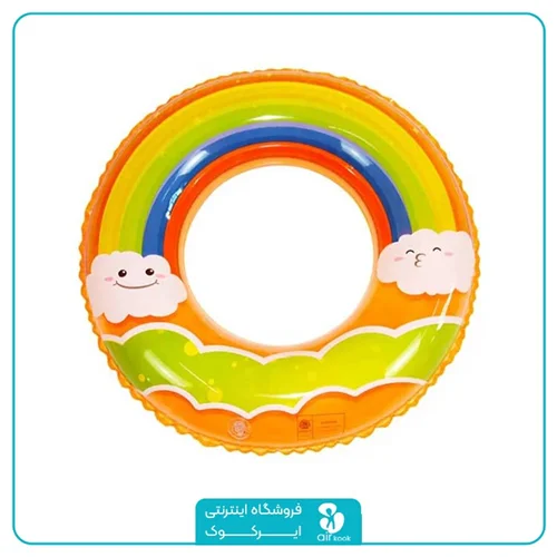 حلقه شنا بادی طرح رنگین کمان برند سامرتایم
