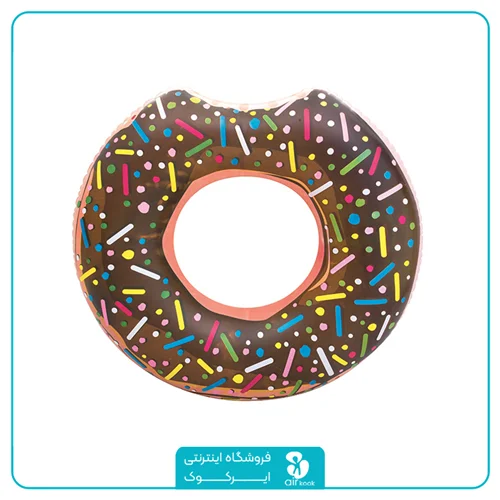 حلقه شنا سایز بزرگ بست وی طرح دونات شکلاتی کد 36118